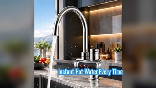 نمایشگر دیجیتال شیر برقی آب گرم فوری